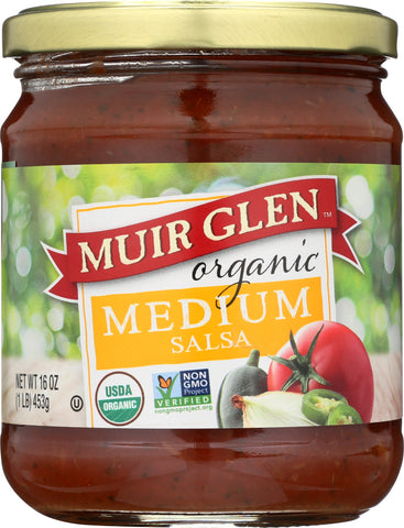 MUIR GLEN: Organic Medium Salsa, 16 oz