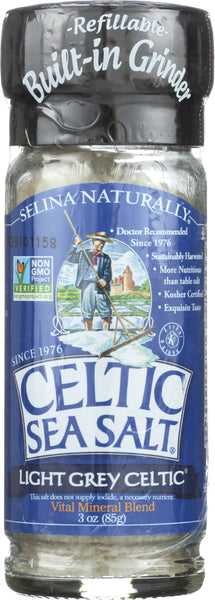 CELTIC: Light Grey Celtic Grinder, 3 oz