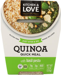 CUCINA & AMORE: Quinoa Meal Basil Pesto, 7.9 oz
