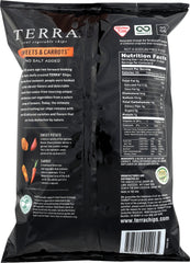 TERRA CHIPS: Sweets and Carrots Sweet Potato Chips No Salt Added, 6 oz