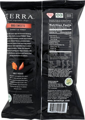 TERRA CHIPS: BBQ Sweets Krinkle Cut Sweet Potato Chips, 5.75 oz