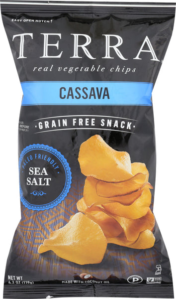 TERRA CHIPS: Chip Cassava With Sea Salt, 4.2 oz