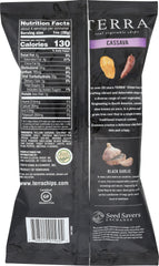 TERRA CHIPS: Black Garlic Cassava Chips, 4.2 oz