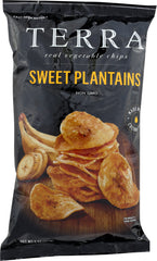 TERRA CHIPS: Chip Plantains Sweet Ripened, 5 oz