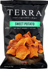 TERRA CHIPS: Plain Sweet Potato Chips, 6 oz