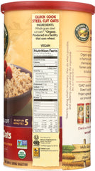 NATURES PATH: Oatmeal Steel Cut Quick Cook Organic, 24 oz