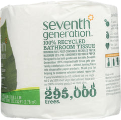 SEVENTH GENERATION: Bathroom Tissue 1 ply 1000 Sheets Per Roll, 1 ea