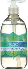 SEVENTH GENERATION: Free & Clean Fragrance Free Natural Hand Wash, 12 oz