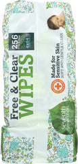 SEVENTH GENERATION: Baby Free and Clear Wipes Refill, 256 Wipes