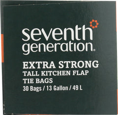 SEVENTH GENERATION: Tall Kitchen Bags 13 Gallon 2-Ply, 30 Bags