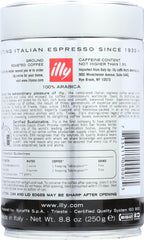 ILLY: Espresso Dark Roast Ground Coffee, 8.8 oz