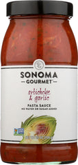 SONOMA GOURMET: Sauce Pasta Artichoke Garlic, 25 oz