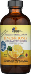 PRI: Cough Elixir Lemon Manuka Honey, 8 fo