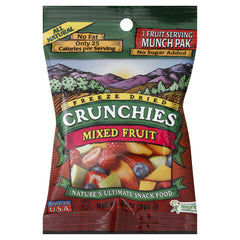 CRUNCHIES: Fruit Freeze Dried Mix Fruit Snacks, .33 oz