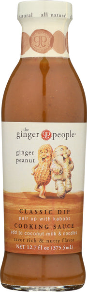 GINGER PEOPLE: Ginger Peanut Sauce, 12.7 oz