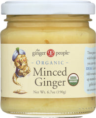 THE GINGER PEOPLE: Organic Minced Ginger, 6.7 Oz