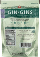 THE GINGER PEOPLE: Gin Gins Chewy Ginger Candy Original, 3 oz