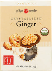 GINGER PEOPLE: Ginger Crystallized Organic, 4 oz