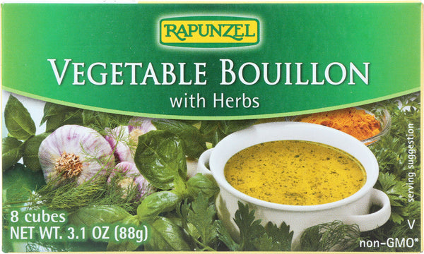 RAPUNZEL: Vegetable Bouillon With Herbs Cube, 3.1 oz