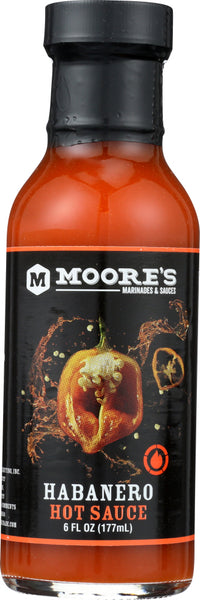 MOORE: Sauce Habanero Hot, 6 oz
