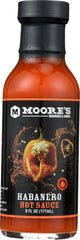 MOORE: Sauce Habanero Hot, 6 oz