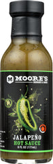 MOORE: Sauce Jalapeno Hot, 6 oz