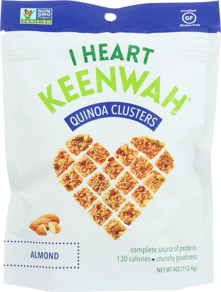 I HEART KEENWAH: Quinoa Cluster Almond, 4 oz