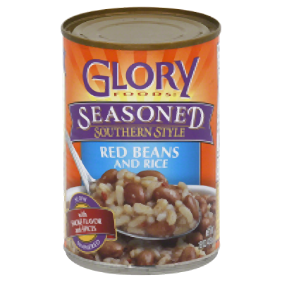 GLORY FOODS: Red Beans & Rice Seasoned, 15 oz