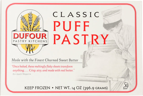 DUFOUR PASTRY KITCHENS: Classic Puff Pastry Dough, 14 oz