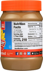 SUN BUTTER: No Sugar Added Natural Sunflower Seed Spread, 16 oz