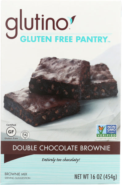 GLUTEN FREE PANTRY: Double Chocolate Brownie Mix, 16 oz