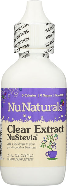 NUNATURALS INC: Clear NuStevia Liquid Sweetener, 2 oz