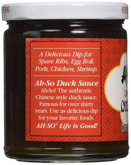 AH SO: Duck Sauce, 10 oz