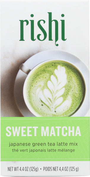 RISHI TEA: Sweet Matcha Japanese Green Tea Powder, 125 gm