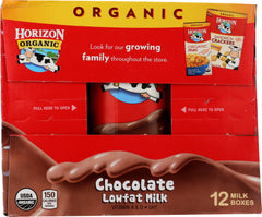 HORIZON: Milk Reduced Fat Chocolate 12 8 Oz Containers, 96 oz