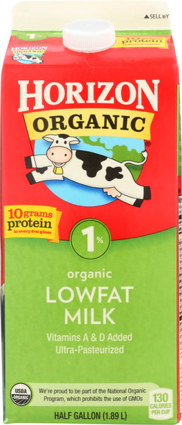 HORIZON: Organic 1% Low Fat Milk, 64 oz