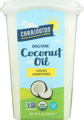 CARRINGTON FARMS: Coconut Oil Tub Organic Virgin, 25 oz