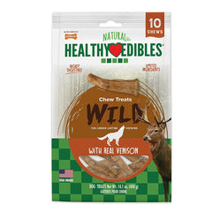 Nylabone Healthy Edibles Wild Antler Chews - Venison