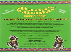 DIANA'S BANANAS: Frozen Banana Babies Dark Chocolate, 10.5 oz