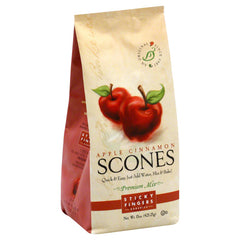 STICKY FINGERS: Apple Cinnamon Scones Mix, 15 oz