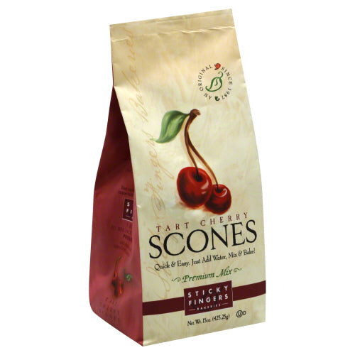 STICKY FINGERS: Tart Cherry Scones Mix, 15 oz