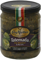 CASA MARTINEZ: Tatemada Fire Roasted Salsa, 16 oz