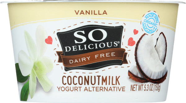 SO DELICIOUS: Vanilla Coconut Milk Yogurt Alternative, 5.3 oz