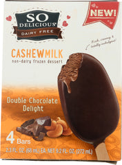 SO DELICIOUS: Cashewmilk Dipped Double Chocolate Delight, 9.2 oz