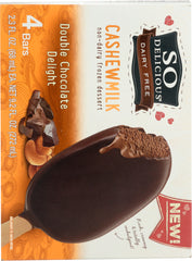 SO DELICIOUS: Cashewmilk Dipped Double Chocolate Delight, 9.2 oz