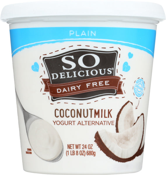 SO DELICIOUS: Plain Coconutmilk Yogurt Alternative, 24 oz