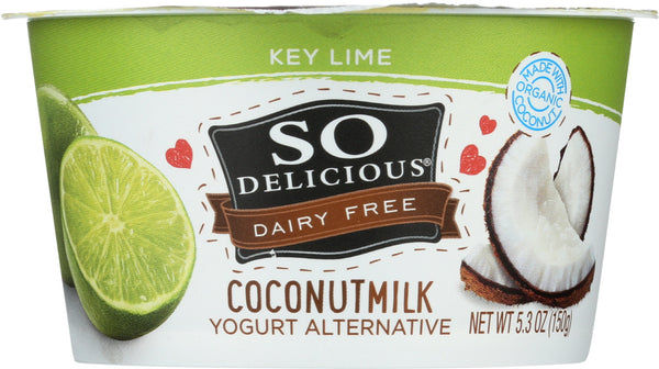 SO DELICIOUS: Coconut Milk Yogurt Key Lime, 5.3 oz