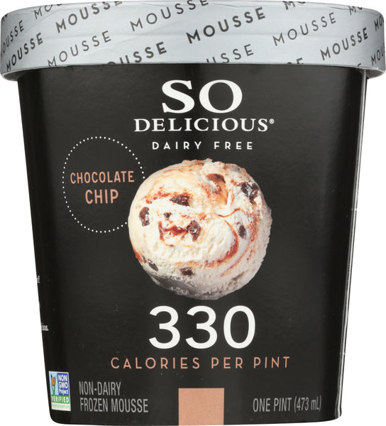 SO DELICIOUS: Chocolate Chip Mousse Freeze, 16 oz