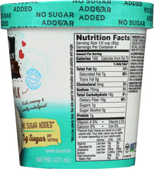 SO DELICIOUS: Frozen Dessert No Sugar Added Vanilla Bean, 16 oz