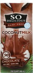 SO DELICIOUS: Coconut Milk Beverage Chocolate, 32 Oz